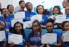 Photo of WAAW Foundation Scholarship for female college students in Africa to pursue their studies in a STEM-related course