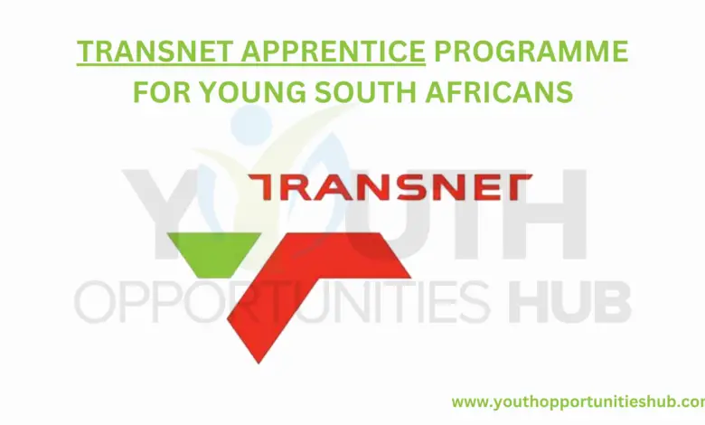 TRANSNET APPRENTICE PROGRAMME FOR YOUNG SOUTH AFRICANS