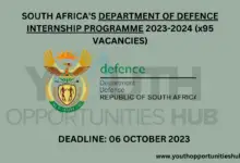 Photo of SOUTH AFRICA’S DEPARTMENT OF DEFENCE INTERNSHIP PROGRAMME 2023-2024 (x95 VACANCIES)