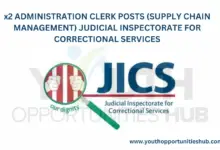 Photo of x2 ADMINISTRATION CLERK POSTS (SUPPLY CHAIN MANAGEMENT) JUDICIAL INSPECTORATE FOR CORRECTIONAL SERVICES
