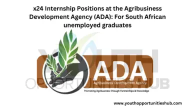 Photo of x24 Internship Positions at the Agribusiness Development Agency (ADA): For South African unemployed graduates