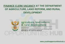 Photo of FINANCE CLERK VACANCY AT THE DEPARTMENT OF AGRICULTURE, LAND REFORM, AND RURAL DEVELOPMENT