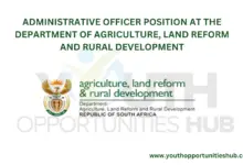 Photo of ADMINISTRATIVE OFFICER POSITION AT THE DEPARTMENT OF AGRICULTURE, LAND REFORM AND RURAL DEVELOPMENT