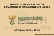 Photo of REGISTRY CLERK VACANCY AT THE DEPARTMENT OF EMPLOYMENT AND LABOUR