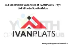 Photo of x13 Electrician Vacancies at IVANPLATS (Pty) Ltd Mine in South Africa