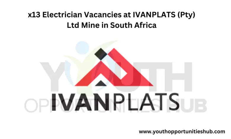 x13 Electrician Vacancies at IVANPLATS (Pty) Ltd Mine in South Africa