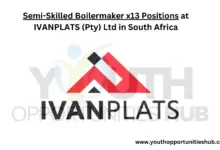 Photo of Semi-Skilled Boilermaker x13 Positions at IVANPLATS (Pty) Ltd in South Africa