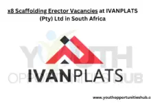 Photo of x8 Scaffolding Erector Vacancies at IVANPLATS (Pty) Ltd in South Africa