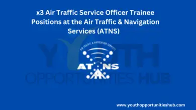 x3 Air Traffic Service Officer Trainee Positions at the Air Traffic & Navigation Services (ATNS)