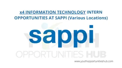 x4 INFORMATION TECHNOLOGY INTERN OPPORTUNITIES AT SAPPI (Various Locations)