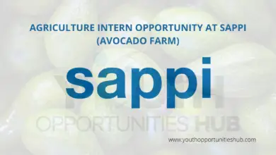 AGRICULTURE INTERN OPPORTUNITY AT SAPPI (AVOCADO FARM)