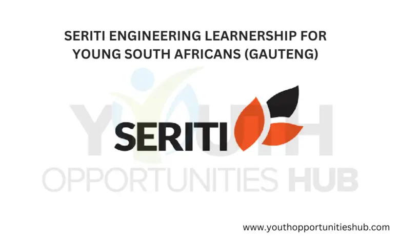SERITI ENGINEERING LEARNERSHIP FOR YOUNG SOUTH AFRICANS (GAUTENG)
