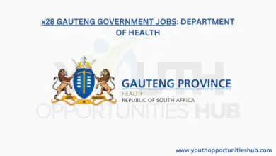 x28 GAUTENG GOVERNMENT JOBS: DEPARTMENT OF HEALTH