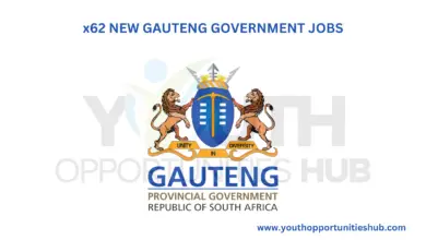 x62 NEW GAUTENG GOVERNMENT JOBS