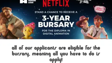 Netflix & Chocolate Tripe full bursary for Young South Africans: Animation School's Diploma in Digital Animation