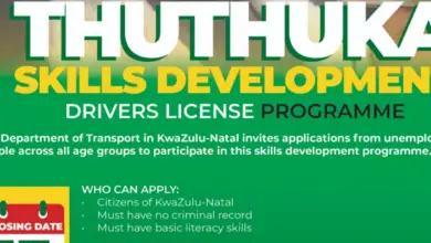 THUTHUKA SKILLS DEVELOPMENT DRIVER'S LICENCE PROGRAMME (3000 Participants)