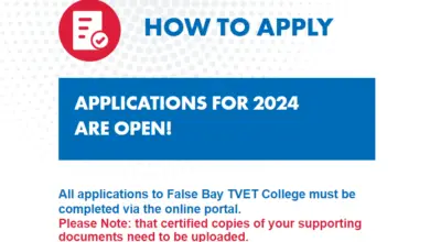 FALSE BAY COLLEGE APPLICATIONS FOR 2024 ARE OPEN! BURSARIES ARE AVAILABLE