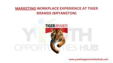 MARKETING WORKPLACE EXPERIENCE AT TIGER BRANDS (BRYANSTON)