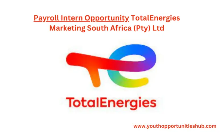 Payroll Intern Opportunity TotalEnergies Marketing South Africa (Pty) Ltd