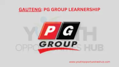 GAUTENG: PG GROUP LEARNERSHIP
