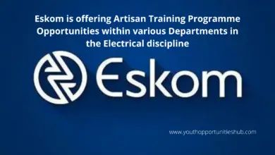 Eskom is offering Artisan Training Programme Opportunities within various Departments in the Electrical discipline