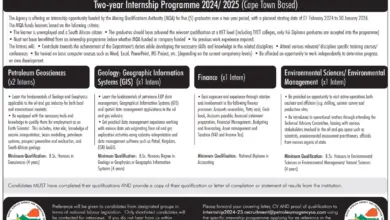 Petroleum Agency SA Two-year Internship Programme