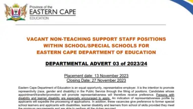 x51 VARIOUS VACANCIES AT THE EASTERN CAPE DEPARTMENT OF EDUCATION