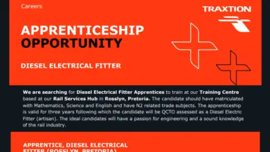 Diesel Electric Fitter Apprentice Opportunity for South African Youth