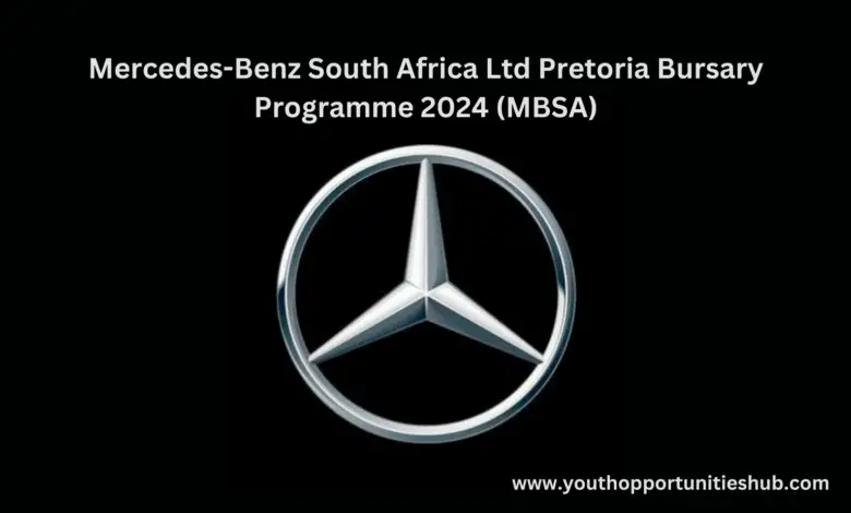 Mercedes-Benz South Africa Ltd Pretoria Bursary Programme 2024 (MBSA)