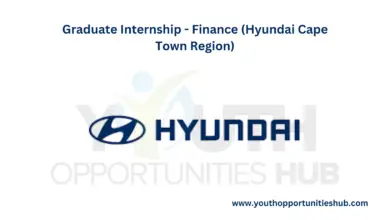 Graduate Internship - Finance (Hyundai Cape Town Region)