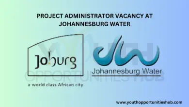 PROJECT ADMINISTRATOR VACANCY AT JOHANNESBURG WATER