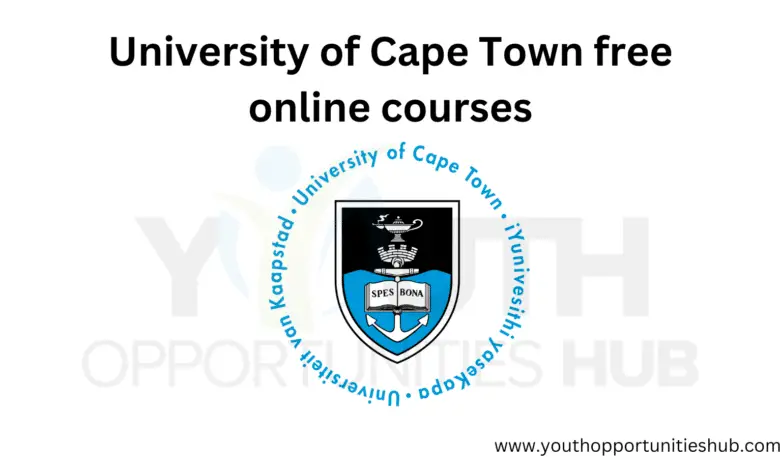 University of Cape Town free online courses
