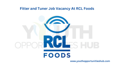 Fitter and Tuner Job Vacancy At RCL Foods