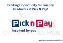 Exciting Opportunity for Finance Graduates at Pick N Pay!