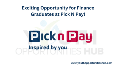 Exciting Opportunity for Finance Graduates at Pick N Pay!