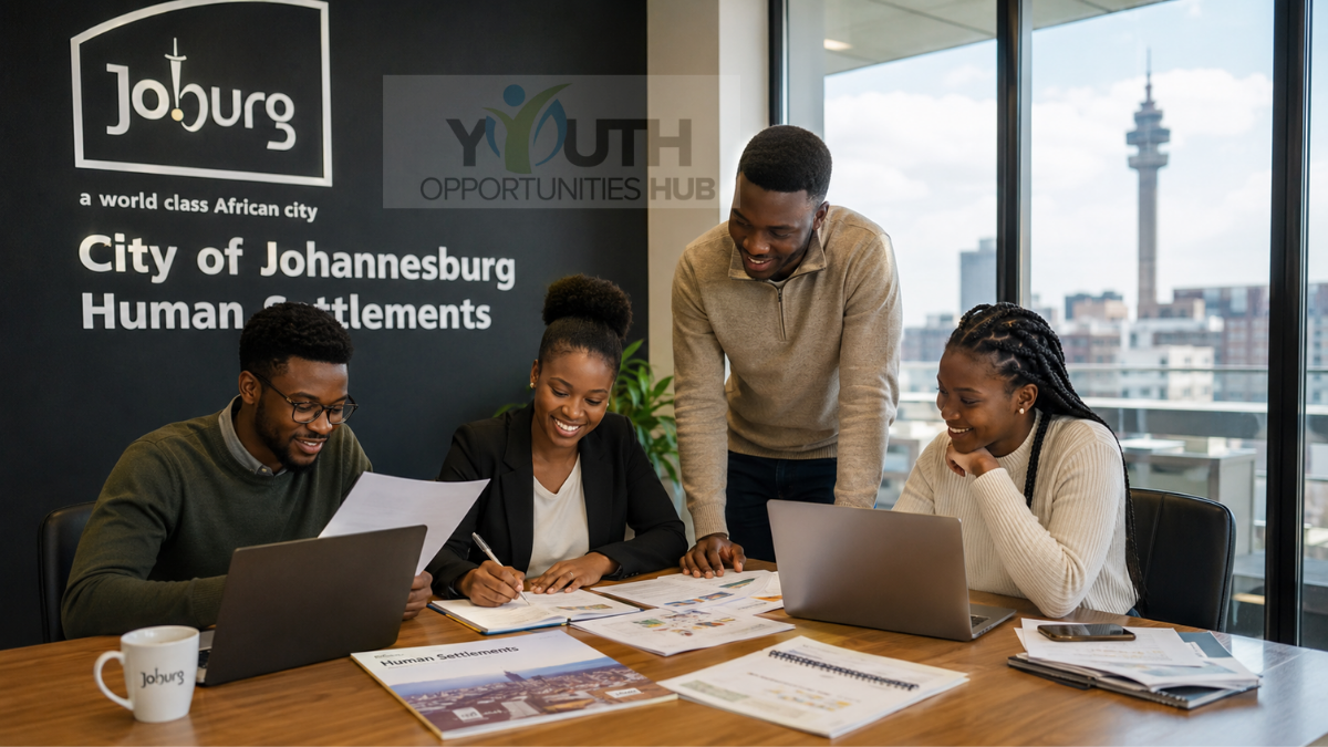 City of Johannesburg Human Settlements Internship 2026 for Graduates (R10,109 Monthly Stipend)