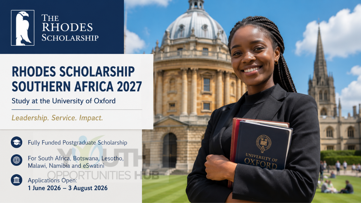 Rhodes Scholarship Southern Africa 2027 Applications Open for Oxford University Study