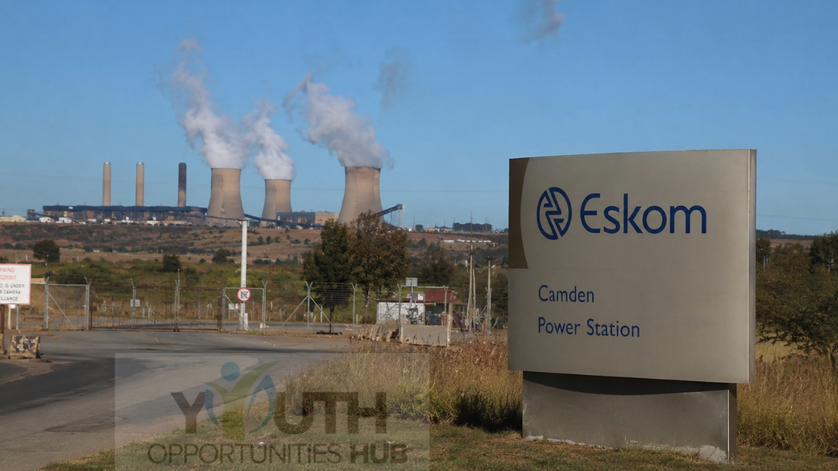 "Eskom Camden Power Station in Mpumalanga where sabotage caused more than R22 million in damages"