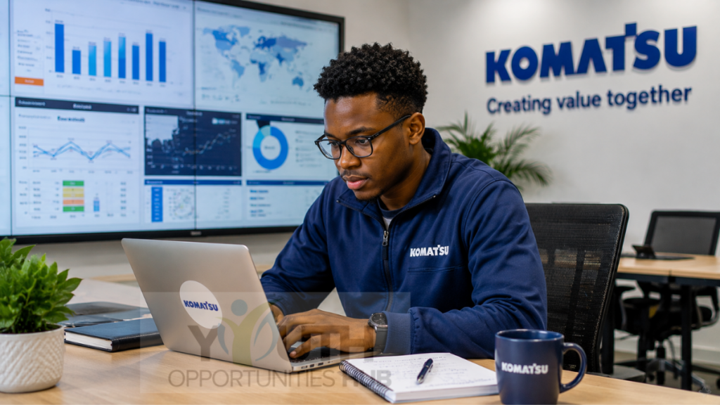 Komatsu Data Science Internship 2026 for South African Graduates Komatsu Data Science Internship 2026 for South African Graduates