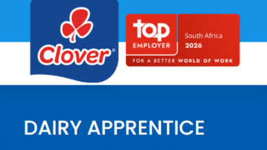Clover Dairy Apprentice Vacancy 2026 in Queensburgh, KwaZulu-Natal (Grade 12, Closes 13 October)
