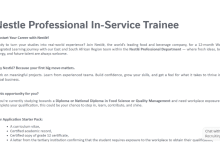 Nestlé Professional In-Service Trainee 2026